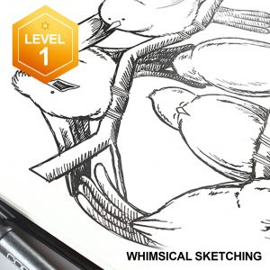 Whimsical Sketching Jumpstart (pen and ink)