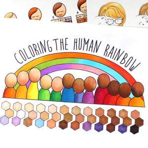 Human Rainbow Chart Collection: Skintones (Alcohol Marker)