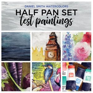 Daniel Smith Half Pan Sets - Swatch Paintings