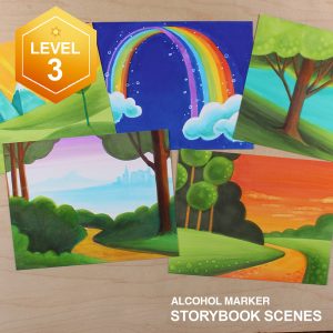 Storybook Scenes (Alcohol marker)