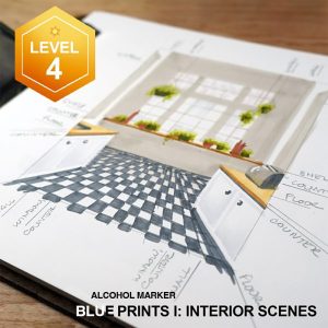 Blueprints 1: Interior Scenes (Alcohol marker)