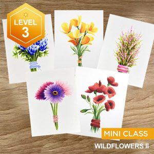 Wildflowers II (Alcohol marker)