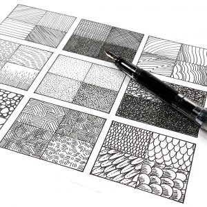 Pen and Ink Technique Chart