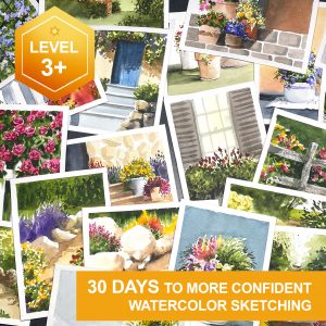 30 Days to More Confident Watercolor Sketching