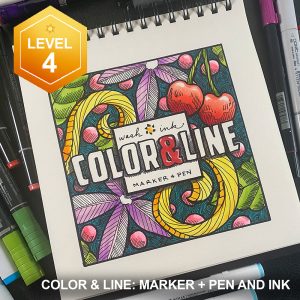 Color & Line: Marker, pen, and ink drawings