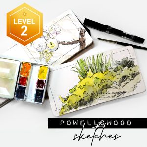 PowellsWood Sketches: Ink and Wash