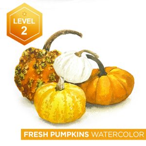 Fresh Pumpkins (Watercolor)